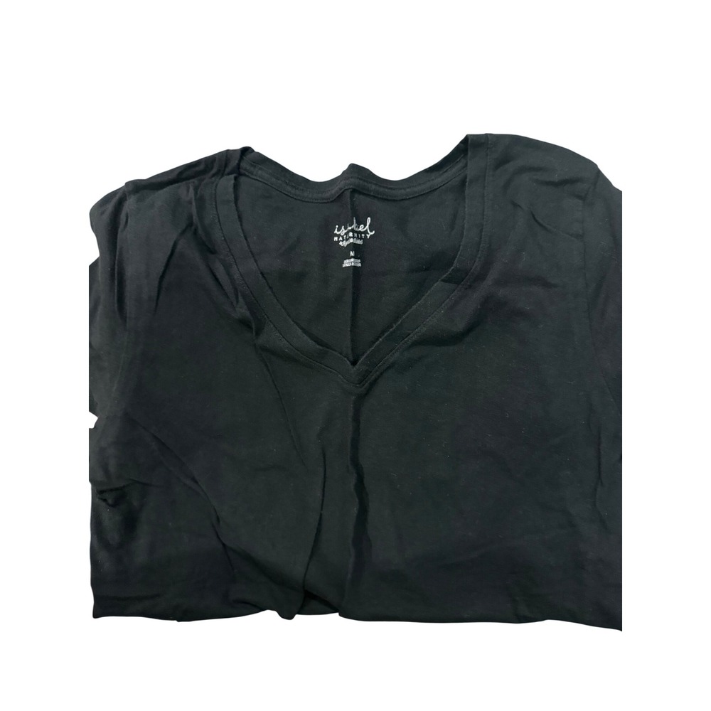 Isabel Maternity Ingrid & Isabel V-Neck Ruched T-Shirt Bundle Lot of 7 Medium - Picture 3 of 9